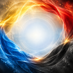 The Emotional Cycle Intro course online, despicted by swirling colours of emotions.